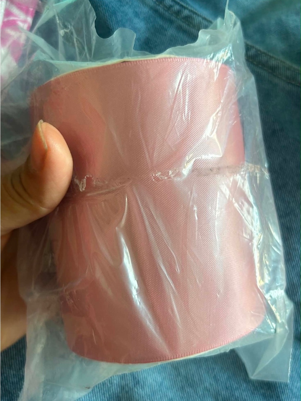 Pink Satin Ribbon Roll - Women's Accessory